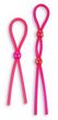 Silicone Cock Ties Cockring - Pink