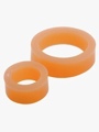 Platinum Silicone C Ring White