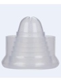 Universal Silicone Pump Sleeve Clear