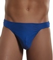 Pouch Thong Knit Silk Cobalt Small