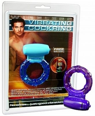 Wireless Vibrating Cockring - Purple