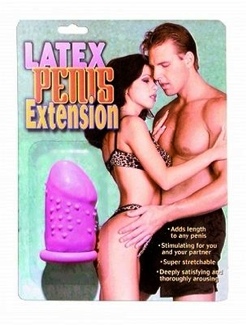 Latex Penis Extension (Purple)