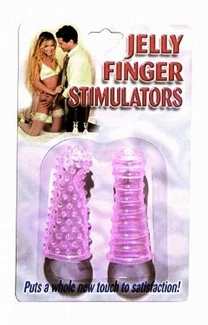 Jelly Finger Stimulators - Pink