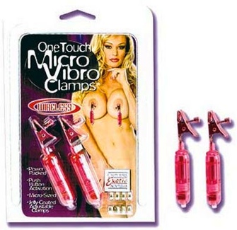One Touch Vibrating Nipple Clamps