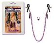 Nipple Clamps - Purple Chain