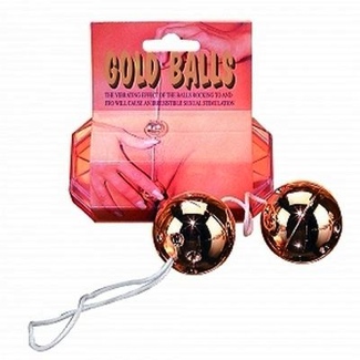 Gold Vibro Balls 2pc. set
