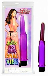 Jelly First Time Anal vibrator- Lavender
