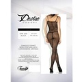 Seamless Fishnet Body Stocking With Spaghetti Straps O/S