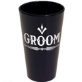 Rock Groom Pint Glass Black