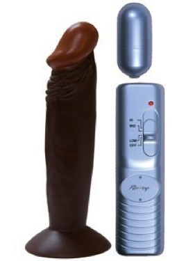 Afro American Whopper Vibrator Brown