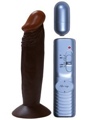 Afro American Whopper Vibrator Brown