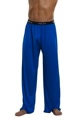 Pants Knit Silk Cobalt Small