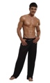 Pants Knit Silk Black Med