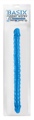 Basix 18&Quot; Ribbed Double Dong Blue