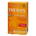 Trojan Stimulations Ultra Ribbed 12 Pack