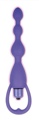 Silicone Pleasure Beads Vibrator Purple