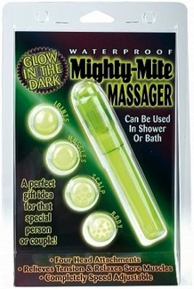 Mighty-Mite Waterproof Massager -Glow