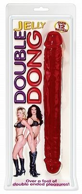 Jelly Double dildo - Red