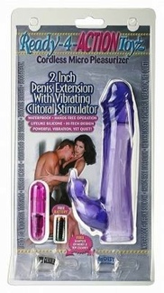 2 inch Penis  Extension w/ Clit stim
