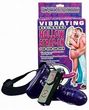 Vibrating Hollow Strap-On - Purple