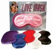 Satin Love Mask - Red