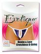 Erotique Denim and Lace Crotchless G-String