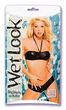 Wet Look Lingerie Boy Shorts And Halter