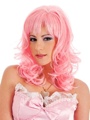 Reaction Shoulder Length Layer Red Wig