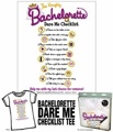 Bachelorette Dare Me Check List Tee Shirt