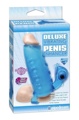 Deluxe Penis Enhancer Blue Vibrator