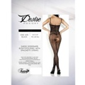 Spiderweb Spaghetti Strap Bodystocking Black Queen