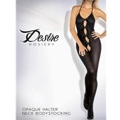 Split Front Sheer Bodystocking With Bow Red Queen