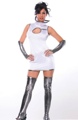 Astronaughty White/Silver M/L