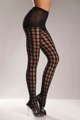Lycra Crochet Patterned Pantyhose