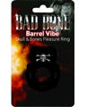 Bad Bones Barrel Vibe Pleasure Ring Black