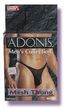 Adonis Mens Mesh Thong -Black