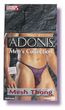 Adonis Mens Mesh Thong -Purple
