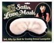 Glow in the dark Satin Love Mask