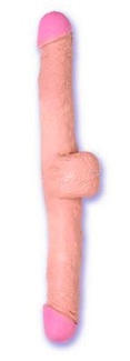 Double dildo with Balls 14 inch