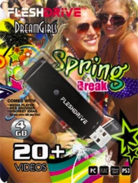Spring Break Video 4Gb Usb Fleshdrive