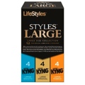 Lifestyles Styles Large- Kyng 12Pk