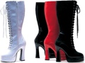 Easy Black 5&Quot; Heel Knee Boots Size 12