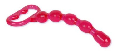 Acrylic Beaded Pleasure Wand - Pink