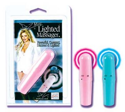 Dr Z Mini Lighted Vibrator - Blue