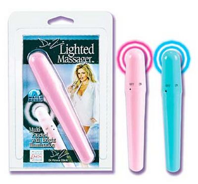 Dr Z 6 inch Lighted Vibrator - Pink