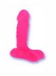 6 inch UR3 Jelly dildo with ballsy base -Red