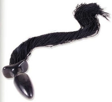 Silicone Butt Plug with Rubber Tickler
