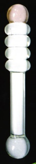 Pink Tip Ringed Pleasure Wand
