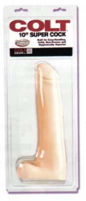 Colt 10 inch Super Cock with Balls Dildo