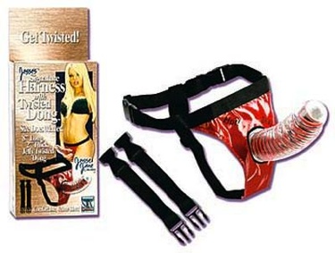 Jesse Jane's Harness with Twisted Dildo